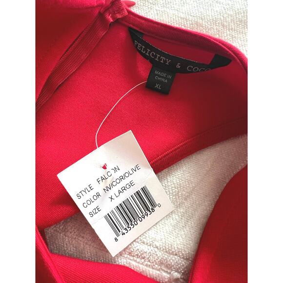 NWT Felicity & Coco Dress - Red Colorblock Sheath - XL - Picture 3 of 6